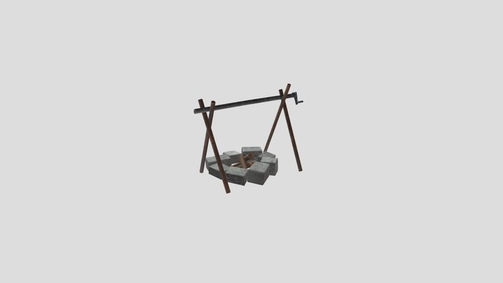 campfire 3D Model