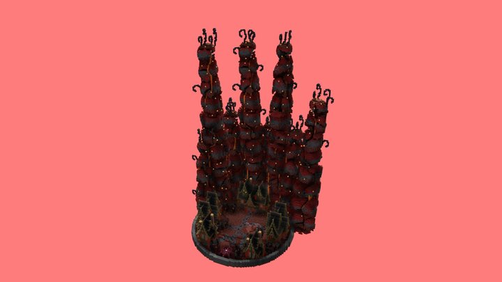 Auth Lobby/Boss Area - Hell Map 100x100 v1.0 3D Model