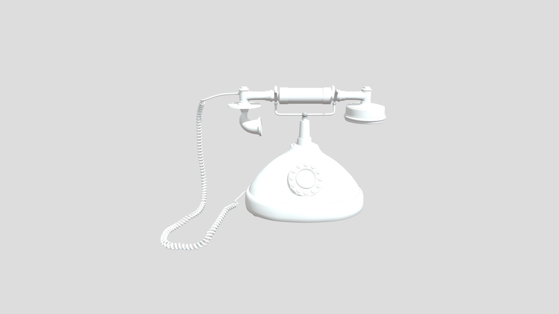 Vintage_ Telephone - Download Free 3D model by vinaypramod002 [b335590 ...