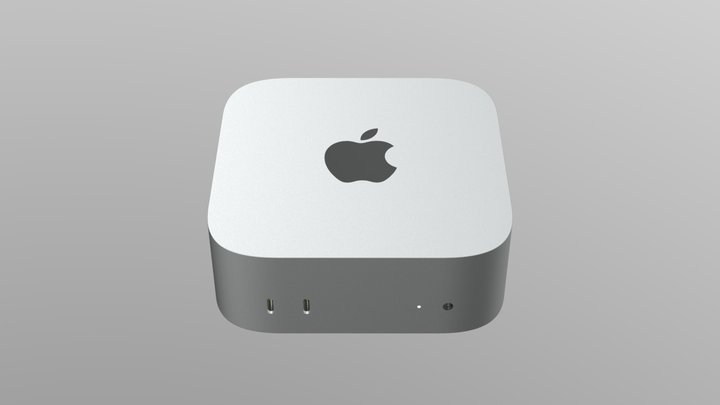 Mac Mini (2024) 3D Model