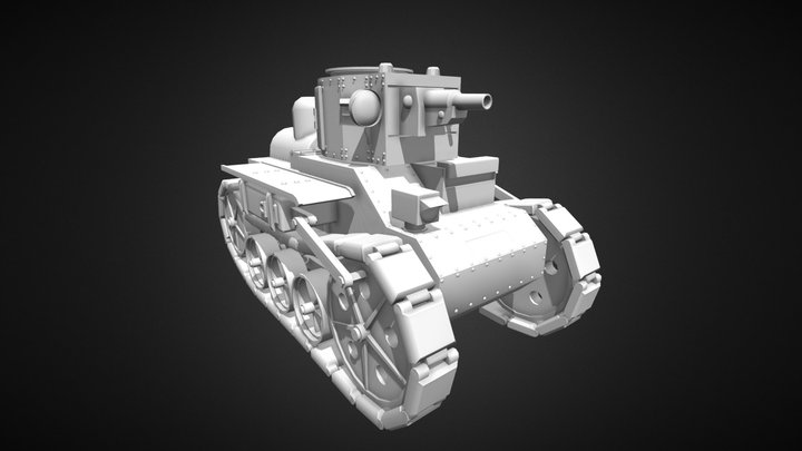 Steam Tank V1 3D Model