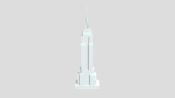 Empire-state-building- 3D Model
