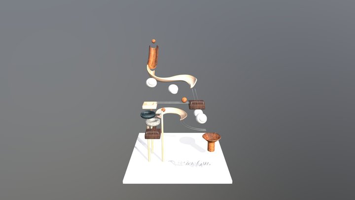 Marble Madness 3D Model