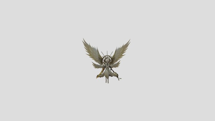 Angel Warrior 3D Model
