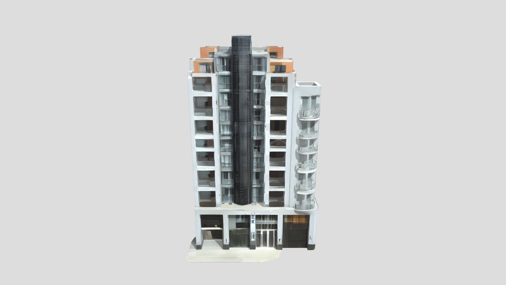 A high-rise apartment building hotel piren.