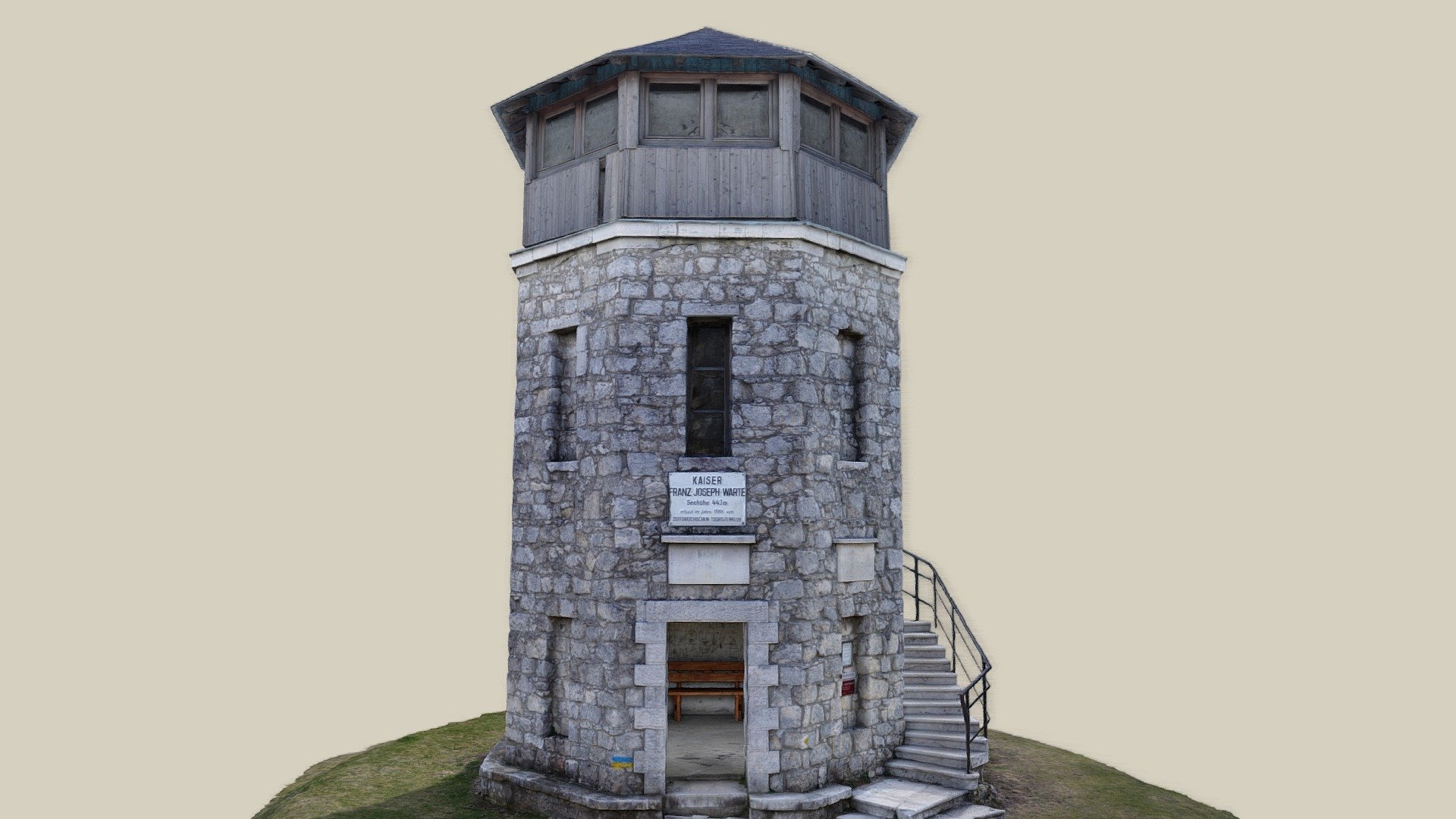 Franz-Joseph-Warte — Sketchfab embed 3D viewer