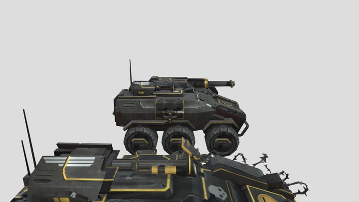 helldivers 1 vehicles (with rigs) 3D Model
