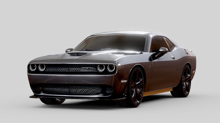 Dodge Challenger SRT Hellcat — Free 3D Model