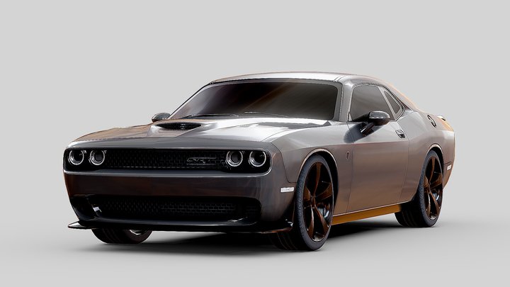 Dodge Challenger SRT Hellcat — Free 3D Model