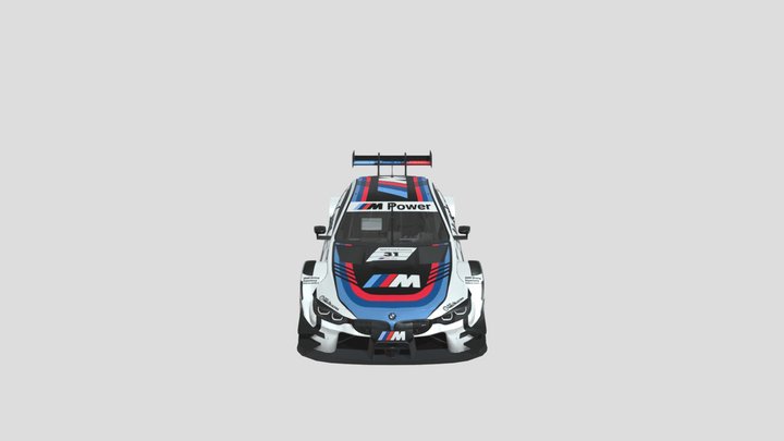 Bmw M4 Dtm - 2017 3D Model