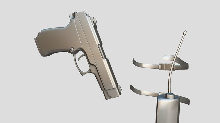 pistol 3D Model