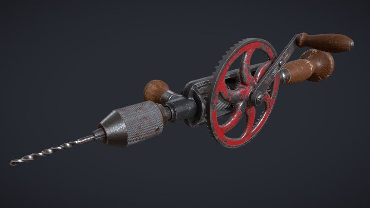 Millers Falls No. 980 Drill 3D Model