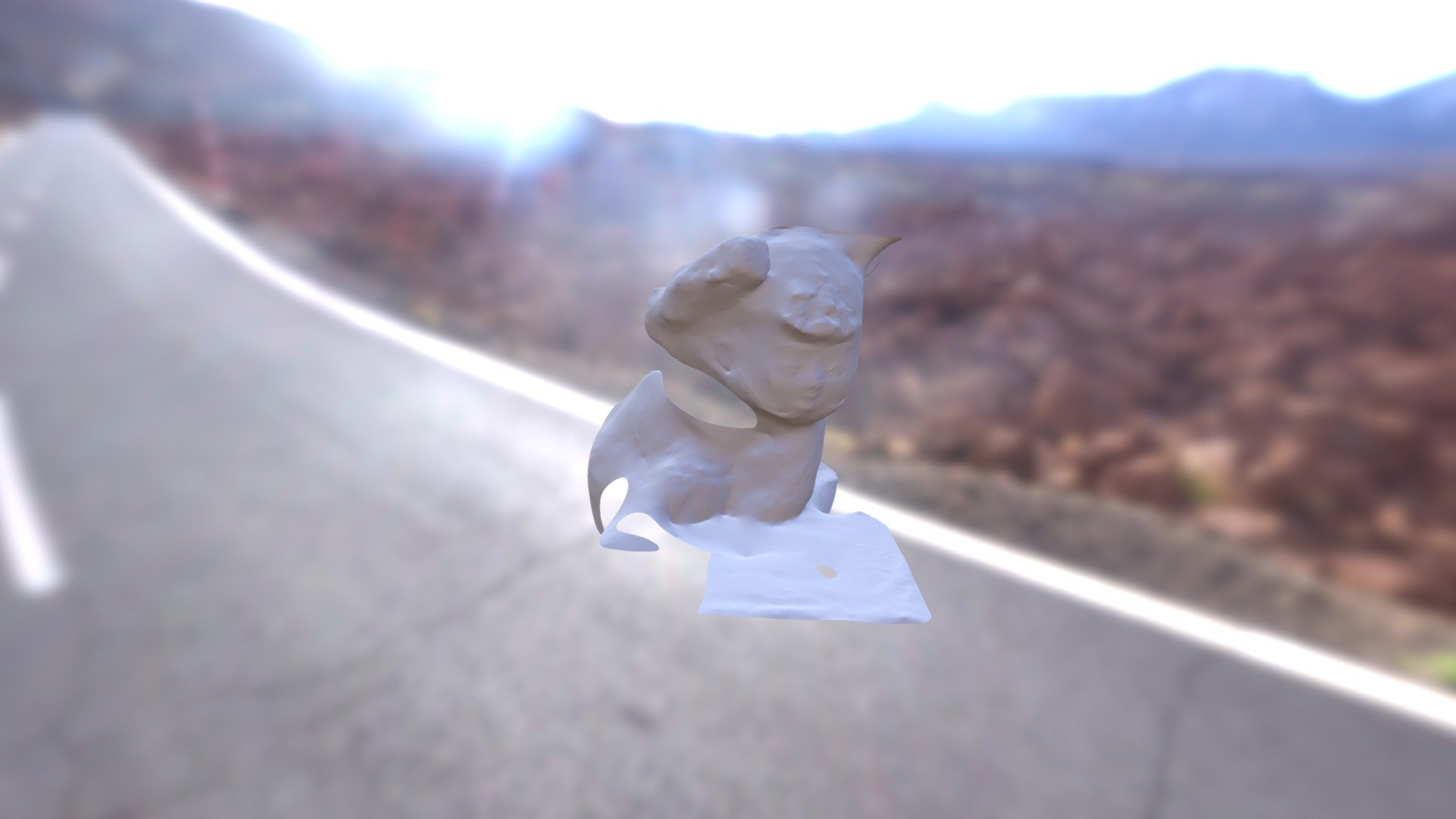 Kicking Doll on the road