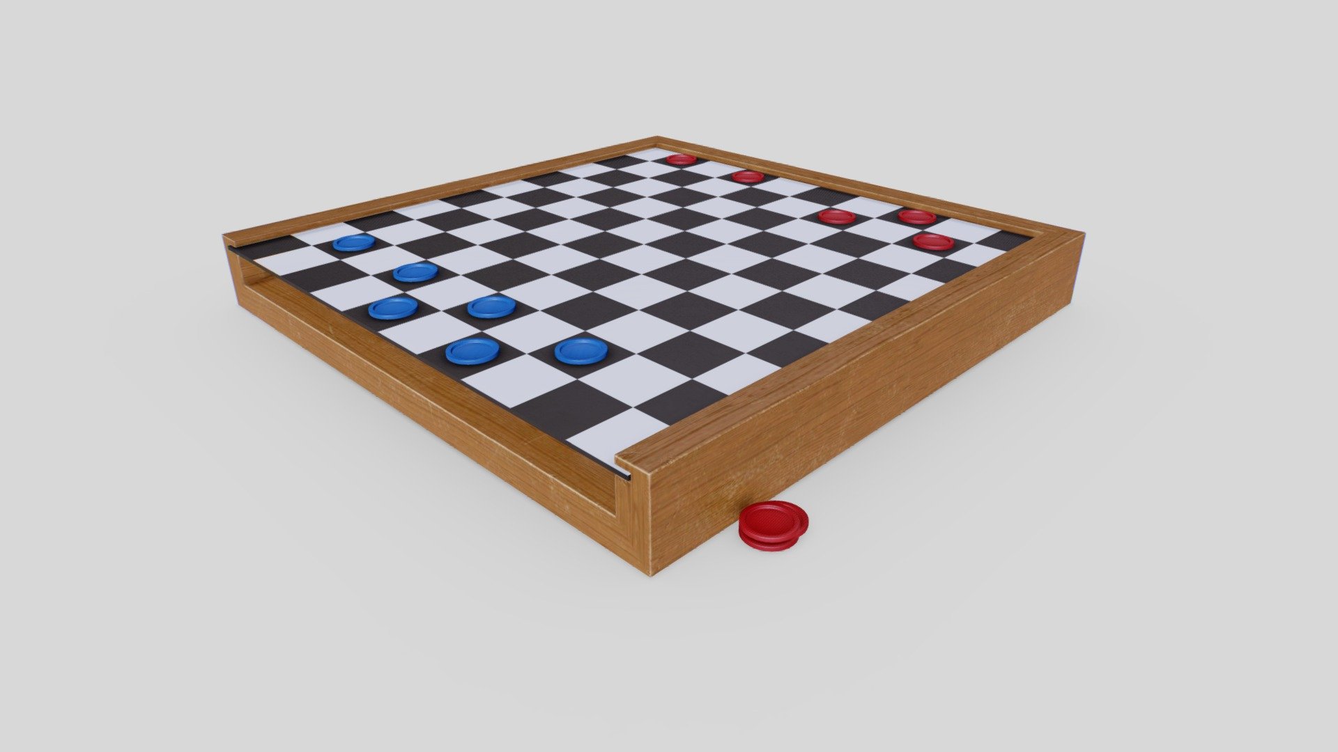 Checkboard - Buy Royalty Free 3D model by rickmaolly [b33dc75 ...