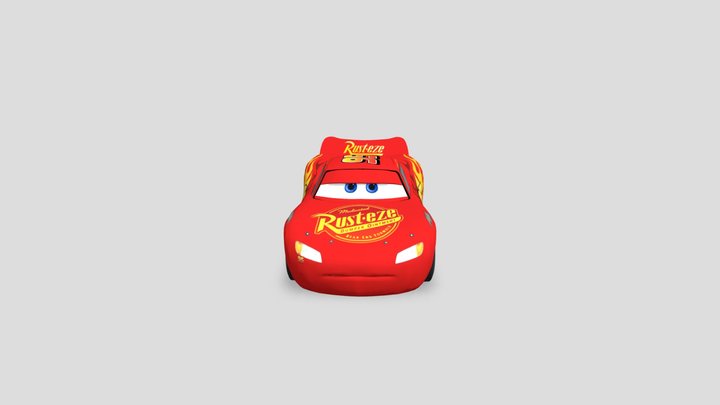 lightning McQueen 3D Model