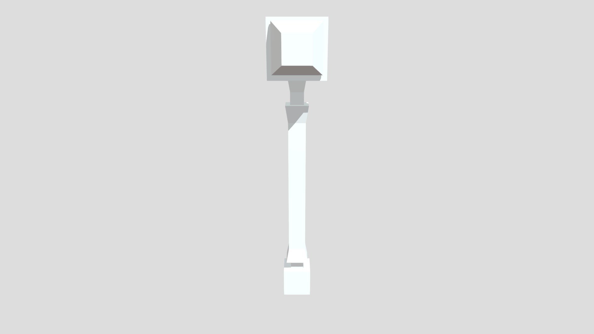 Low-poly Молот без текстуры