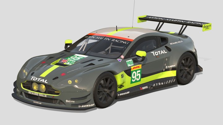 2017 Aston Martin Vantage GTE – Modelo 3D gratuito STL