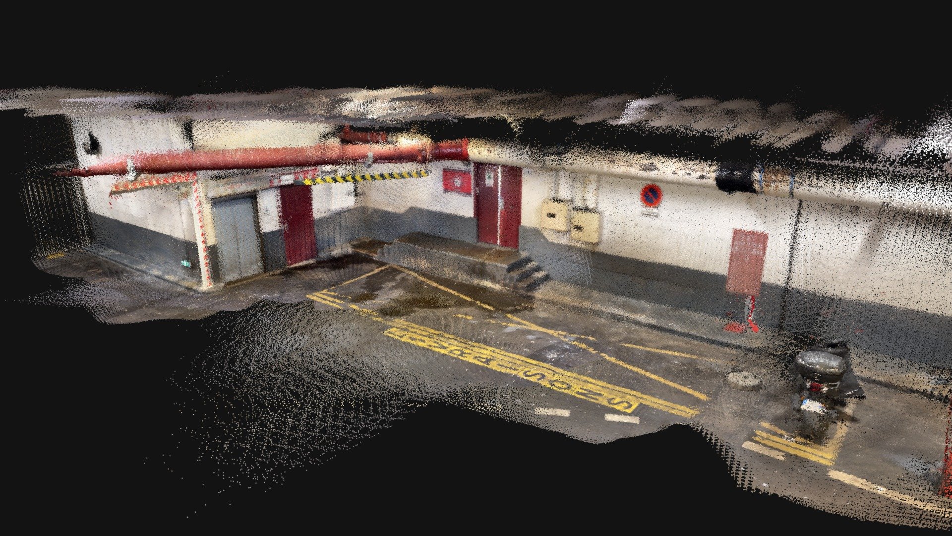 Underground Delivery Parking Lot