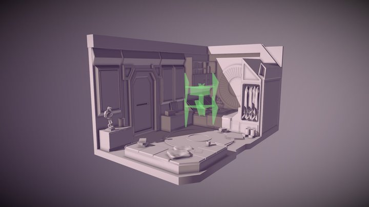 Pilot quarters 3D Model