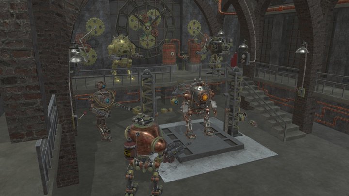 RobotMainScene 3D Model