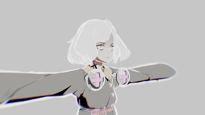 Guilty Gear Arc System Works Bedman (Delilah) 3D Model