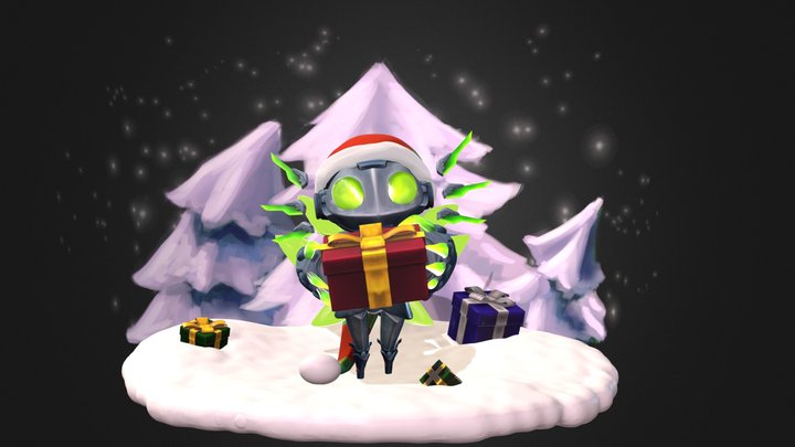Christmas Bot 3D Model