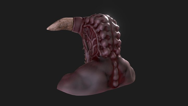 Demon Imp bust 3D Model