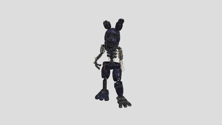Ignited Bonnie 3D Model
