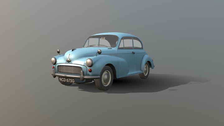 Morris Minor 1000 3D Model