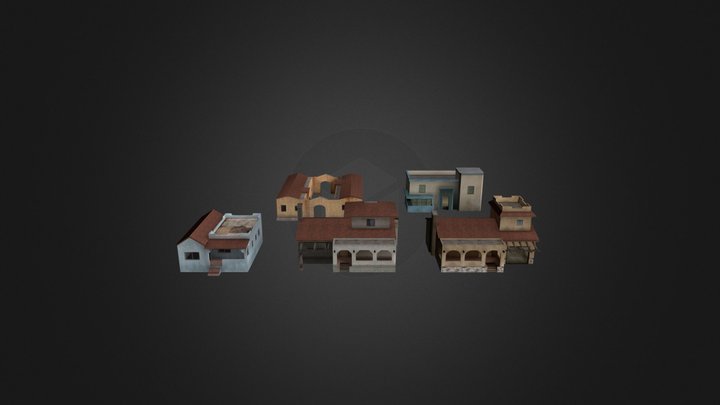 3D Houses Pack - GTA SAN ANDREAS 3D Model