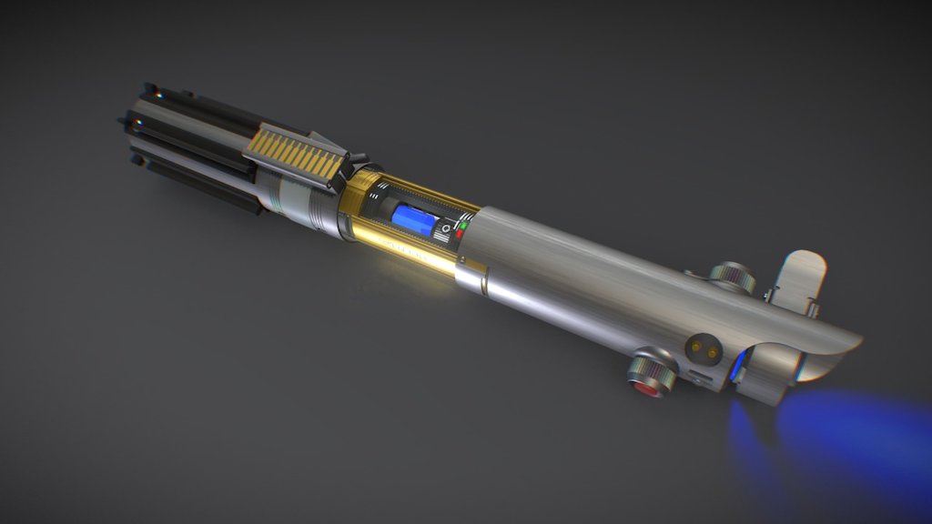 Lightsaber Crystal Chamber - Luke's ESB Graflex