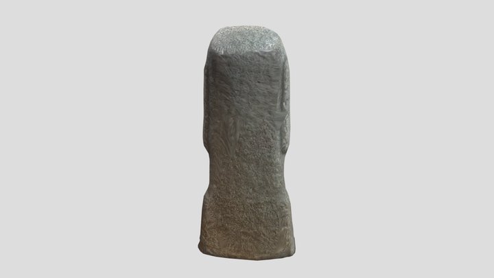 Moai Statue Photoscan 3D Model