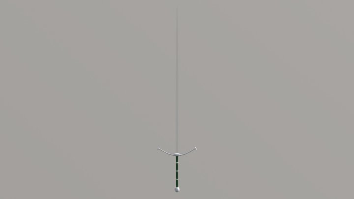 Green sword 3D Model