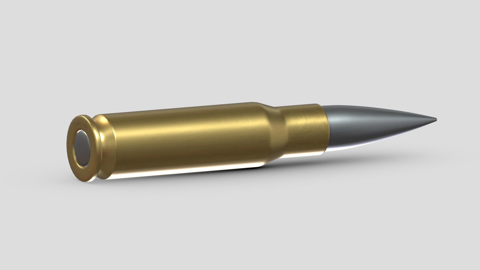 Bullet .308 - Buy Royalty Free 3D model by Frezzy (@frezzy3d) [b34502e ...