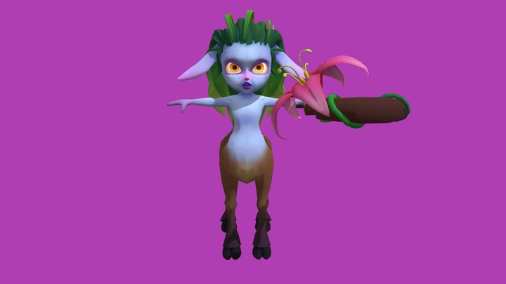 Dryad Mixie - Mystical Mixing 3D Model