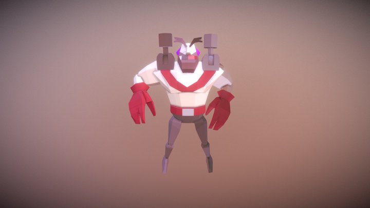 Bomber Death 3D Model