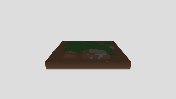Large Landscape ( Blender ) 3D Model