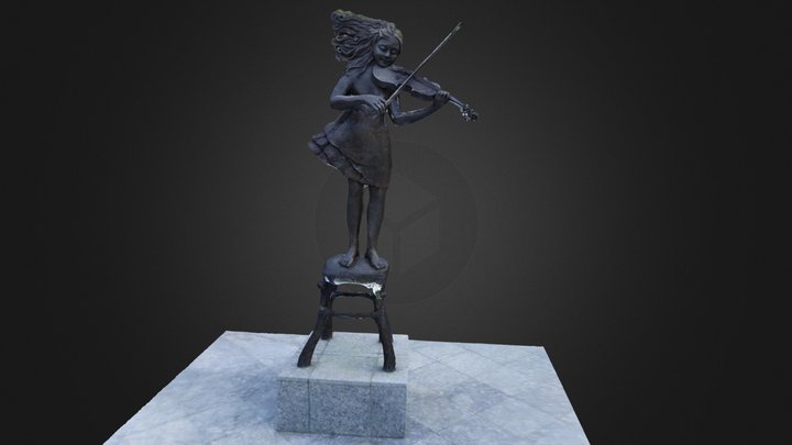 Violinist 3D Model
