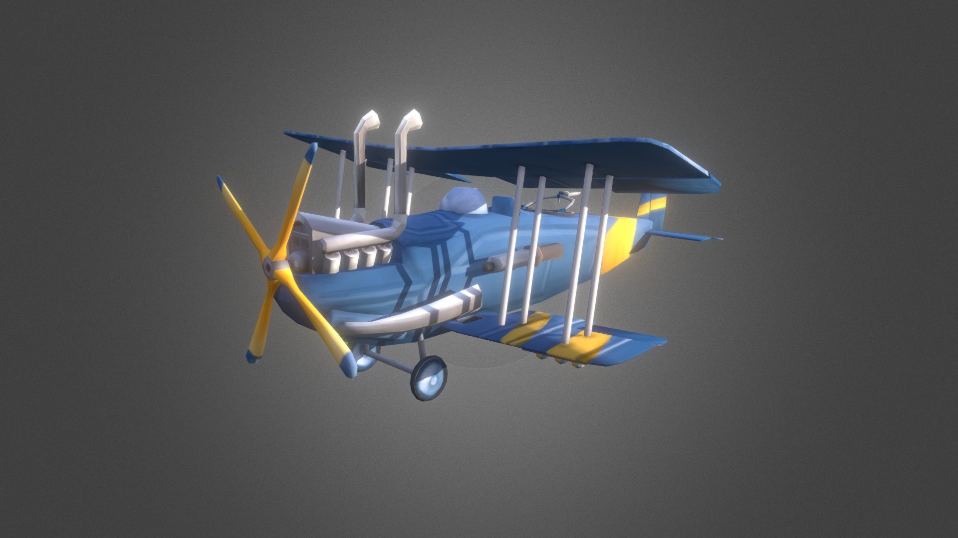 Plane Game Art 1 - 3D model by JJ (@duskfox) [b347353] - Sketchfab