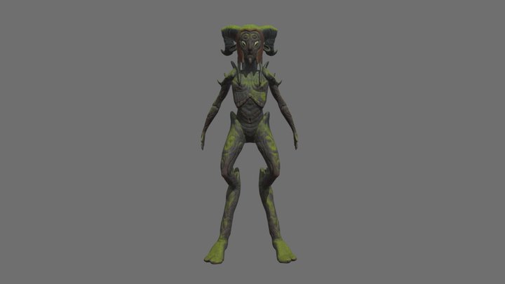 Faun Pan's Labyrinth 3D Model