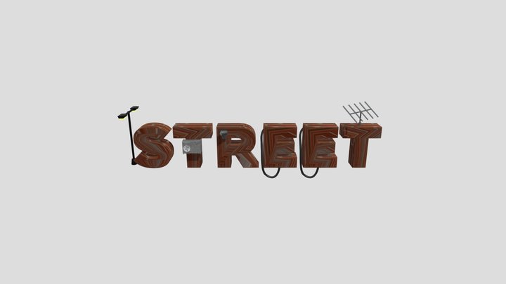 street – Modello 3D gratuito STL