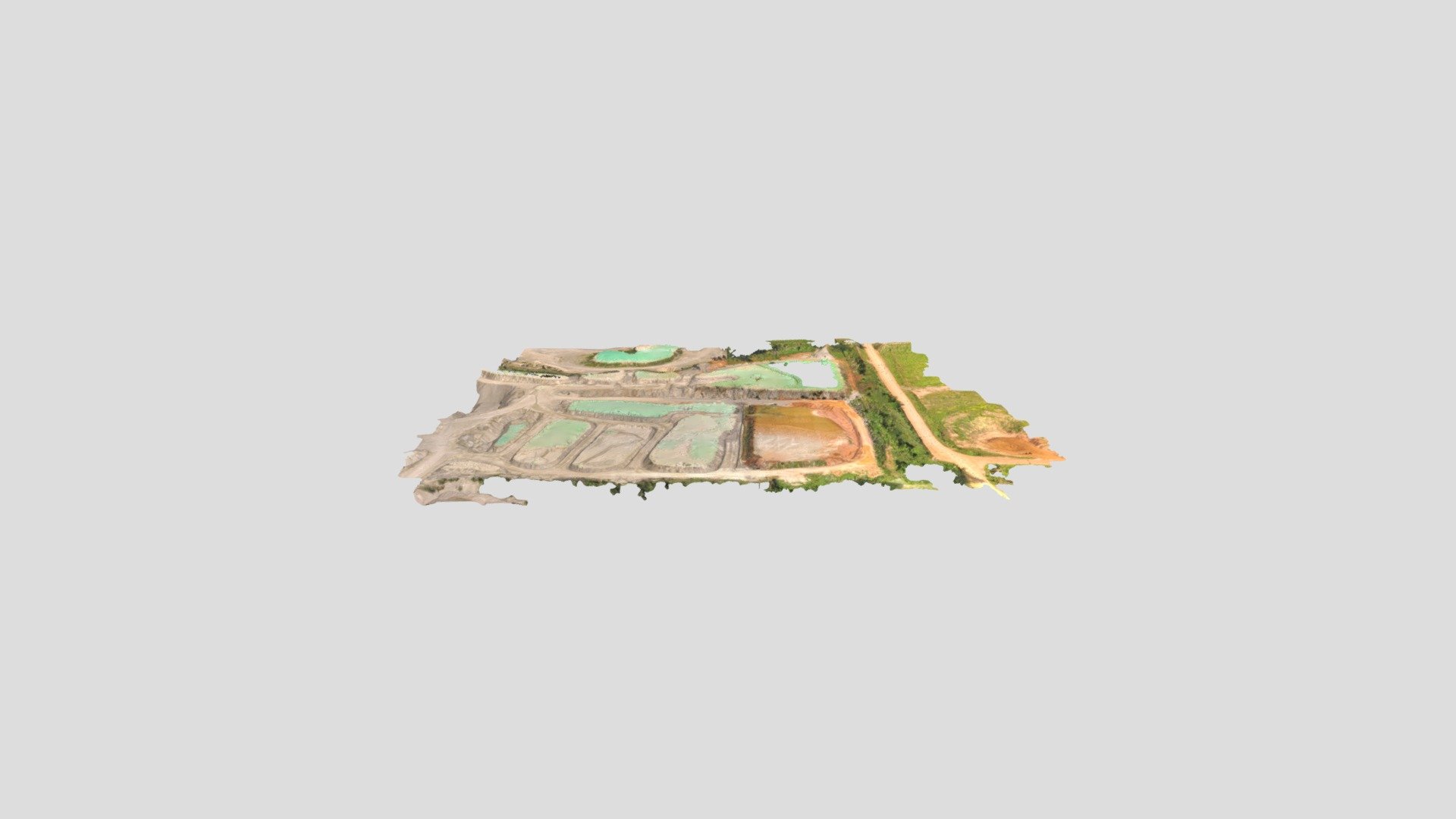Stoner Park Quarry Simplified 3d Mesh