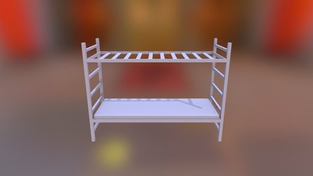 Military Bunk Bed 3D Model