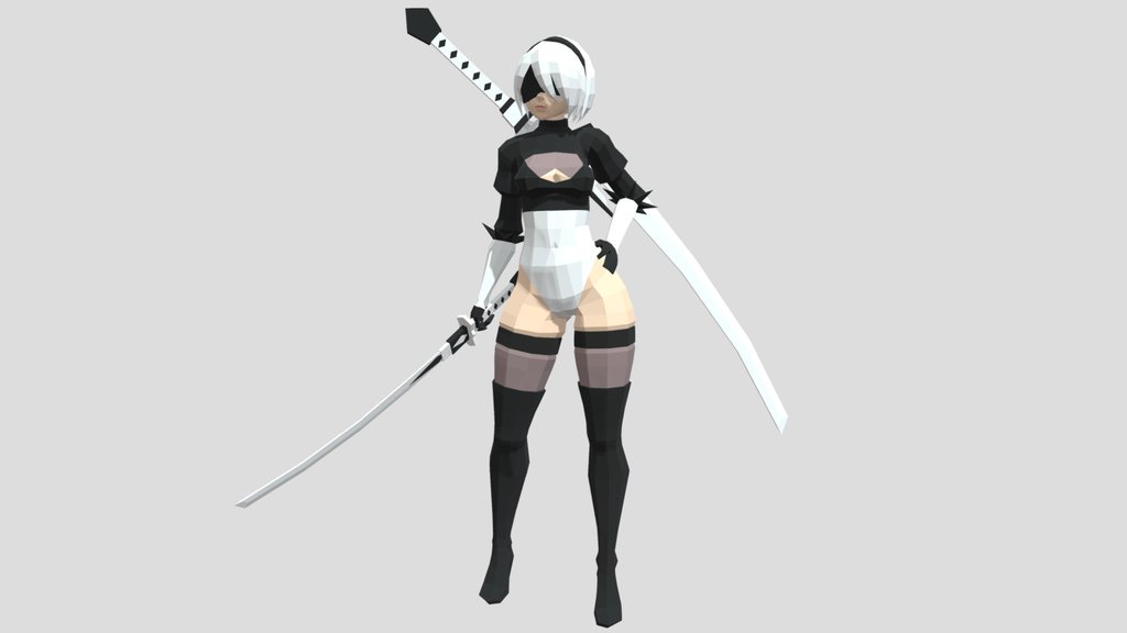 2B low poly