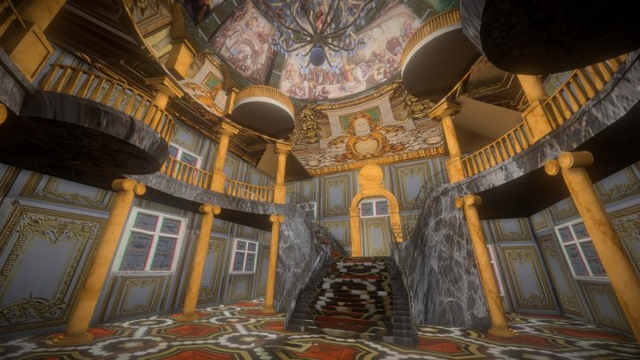 Romantic Castle 3D Model
