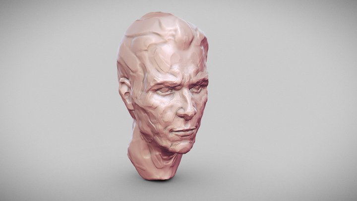 Christian Bale_speed sculpt 3D Model