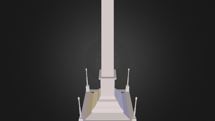 obelisco 2.obj 3D Model