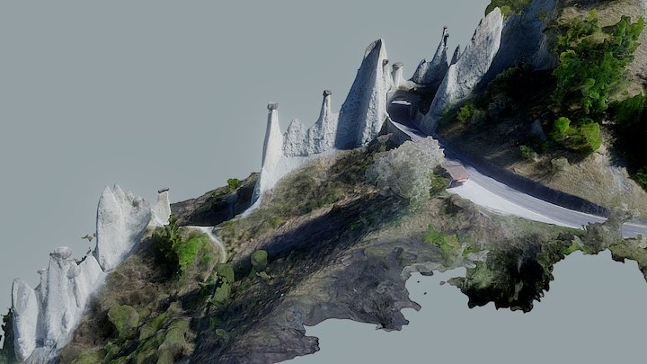 Pyramides d'Euseigne 3D Model