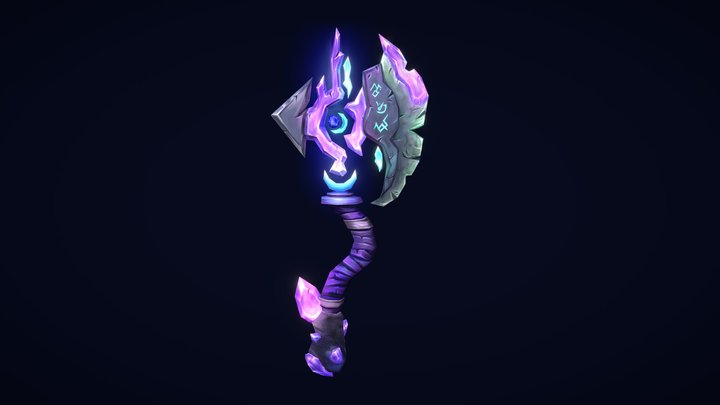 DAE WeaponCraft - Nightfall Axe 3D Model