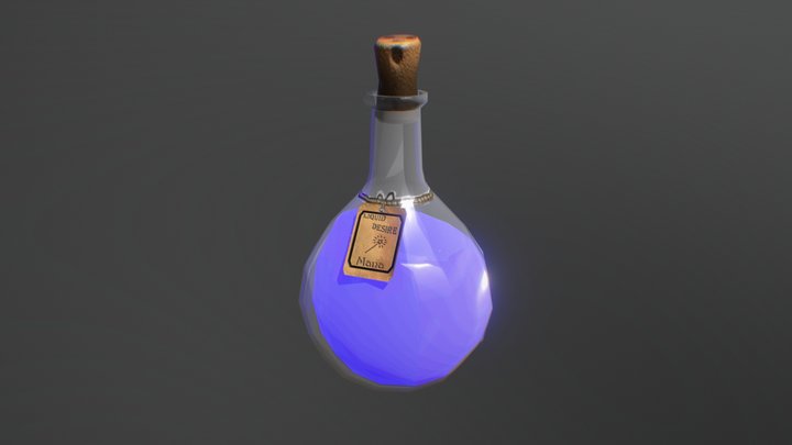 Potion Bottle 3D Model